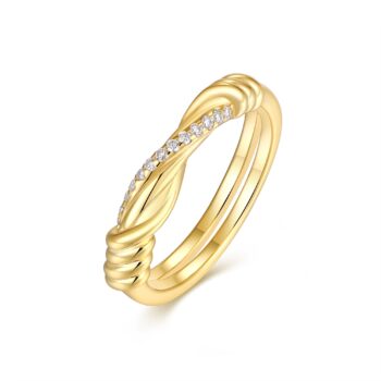 A Luxurious And Fashionable Light Luxury Jewelry Silver Ring Set With Top-quality Moissanite, S925 Silver Electroplated With