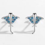 Sterling Silver Stud Earrings Featuring Dainty Adorable Animal Designs - View 1