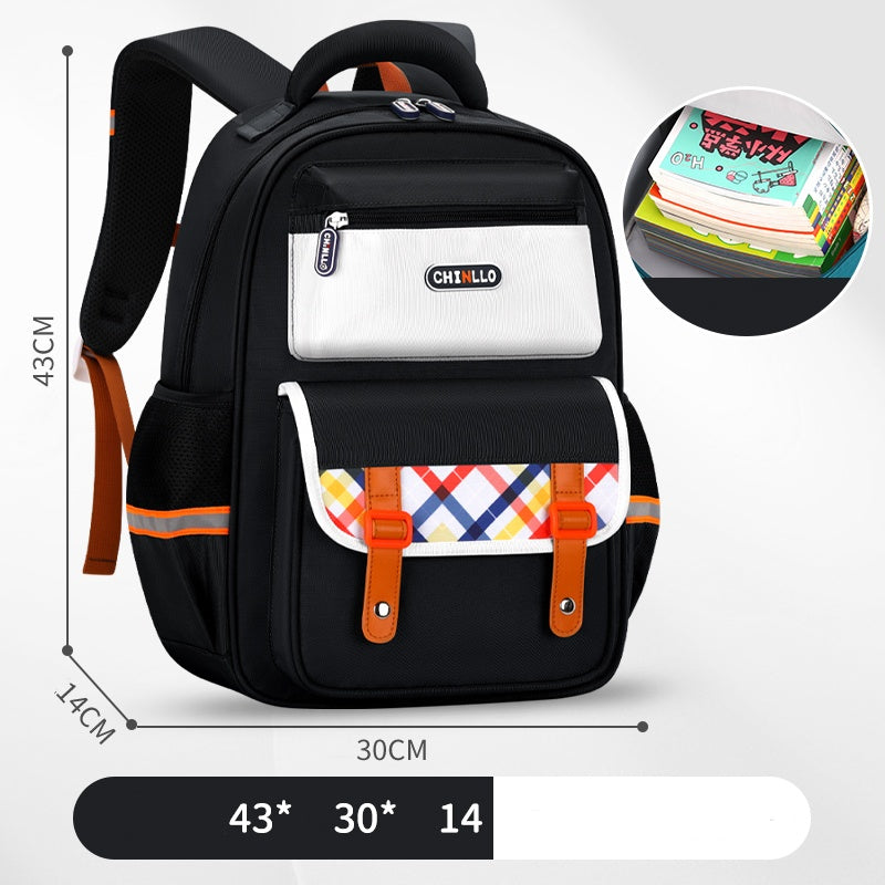 76a0ebfe-4006-4962-99d7-81d773542e74 New Trendy Grader Schoolbag - All Kinds Of Schoolbag Students 1-6 Grade Large Capacity Ridge Protection Portable Quality Back