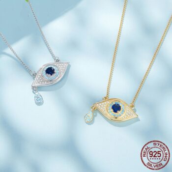 silver necklace - View 1