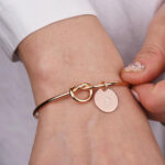 bracelet Alloy Love's Dead Knot Letter Bangle Bracelet