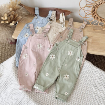 baby floral-embroidered casual