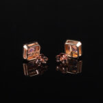 earrings Ice-flower-cut Cubic Zirconia Sugar-cube Earrings Bring A Summer Look To Women