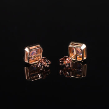 earrings Ice-flower-cut Cubic Zirconia Sugar-cube Earrings Bring A Summer Look To Women