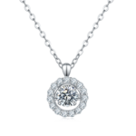 Set With Top-quality Moissanite, This Luxurious And Fashionable Light Luxury Trend Jewelry Necklace Pendant Is Made Of S925 S