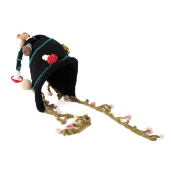 Handmade Cute Little Mushroom Womens Knitted Hat - View 2