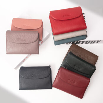 Coin Purse Fashion Multi-card-slot Zipper Card Holder Magnetic Snap - View 1