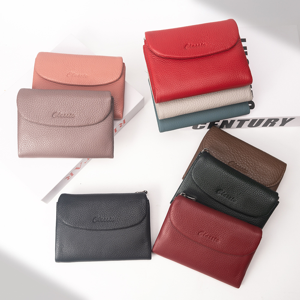 7ac64b64-b9fe-4d96-b2b8-0e59c983810b Coin Purse Fashion Multi-card-slot Zipper Card Holder Magnetic Snap - View 1