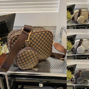 Vintage Pattern Crossbody Bags For Women Shoulder Shell Bag Trend Small Purse And Handbag Luxury Designer Female Square Bag W