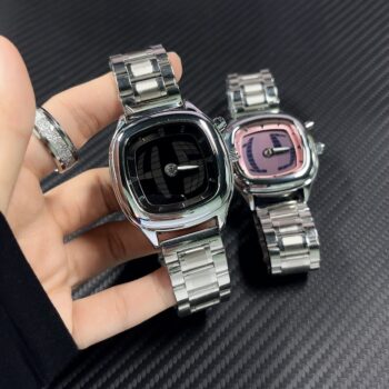 Retro-style Digital Display Watch With Hands And Numbersexclusive Trendy Quartz Timepiece - View 2