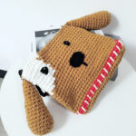 women hat Acrylic Handmade Crocheted Dog Hat