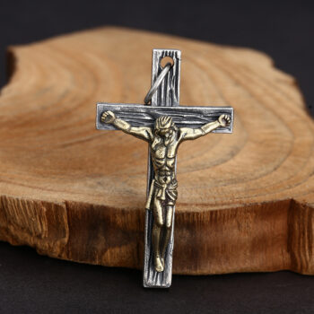 Chinese-style Personalized Minimalist Cross Pendant - View 1