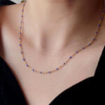 necklace Colored Drip Glaze Beanie Necklace For Women Light Luxury Minority