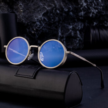 round frame sunglasses - View 1