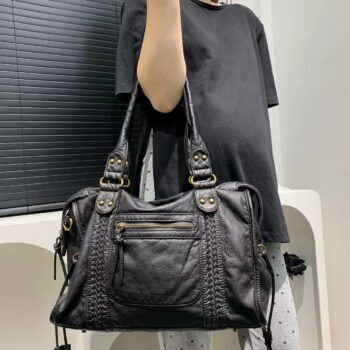 leather tote - View 1