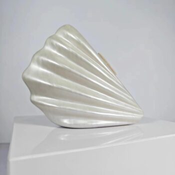 Women's One-shoulder Crossbody Bag Fan-shaped Shell Acrylic Bag Clutch - View 1