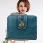 Oily Leather Storage Coin Purse Women's Pendant Small Card Holder - View 1