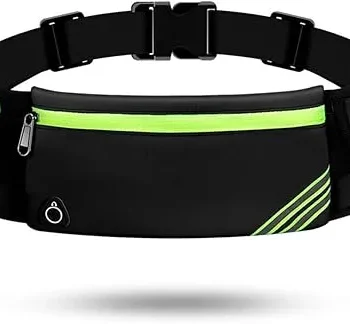 Running Belt For Women & Men Ultra Light Bounce Waist Reflective Adjustable Bag Holder For Cell Phone For Jogging Running Hik
