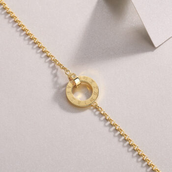 silver bracelet Set With Top-quality Moissanite, This Luxurious And Fashionable Light Luxury Trend Jewelry Silver Bracelet Is