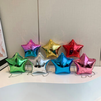 Acrylic Glossy Shiny Clutch Crossbody Bag - View 1