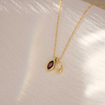 zircon necklace - View 1