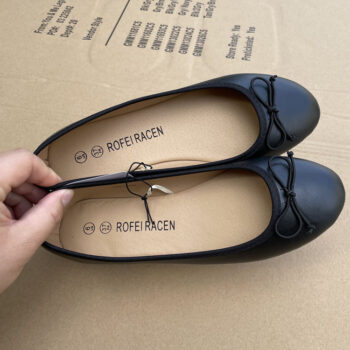 flat shoes with Womens Flat Shoes With A Single Bow