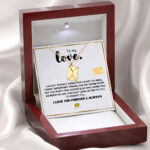 Personalized Flip Envelope Love Letter Creative Gift Couple Necklace Stainless Steel Ornament Gift Box - View 1