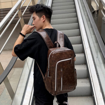 leather backpack - View 1