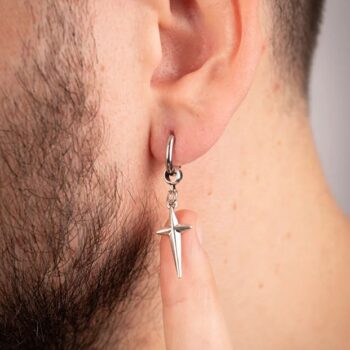 stainless steel earrings - View 1