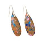 earrings Teardrop-Shaped Colorful Artistic Vintage Earrings For Women