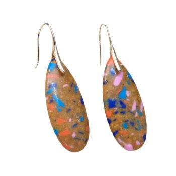earrings Teardrop-Shaped Colorful Artistic Vintage Earrings For Women