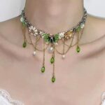 Multi-layer Tassel Intricately Crafted Niche Butterfly Titanium Steel Necklace - View 1