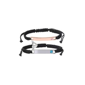 Zinc Alloy Braided Bracelet In A Couples Style - View 2