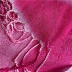 hot pink printed Hot Pink Printed Viscose Scarf - Vibrant Daily Scarf 67inchx24inch