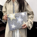 clutch Contrast Color XINGX Plush Coin Purse Card Holder Personalized Creative Clutch