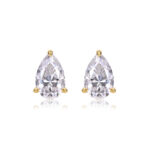 Leaf - Set With Top-quality Moissanite, Luxurious And Fashionable Light Luxury Jewelry, Silver Stud Earrings, S925 Silver Pla
