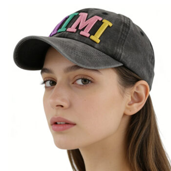 2pcs Funny Mimi Hat For Men Women, Adjustable Embroidered Wash Cotton Baseball Cap - View 2