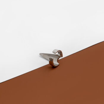 1PC Wolverine Style Ring, Oversized Long Band, Creative Geometric Design, Versatile Statement Ring - View 2