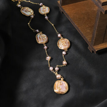 necklace Natural Irregular-Shaped Vintage Freshwater Pearl Necklace For WomenVersatile And Timeless