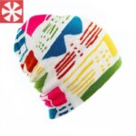 Double-layer Knitted Rainbow Parent-child Beanie Hat Ski Ice Knitted Sports Hat Wool Hat - View 1