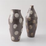 wabi-sabi-style black hand-painted