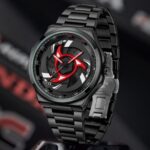 Mens Steel-band Rotating Bezel Dial Quartz Watch With A Sporty Design - View 1