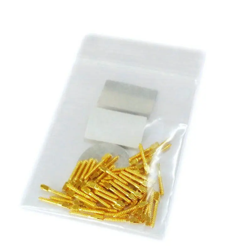 Ha8ffb5eb600a40cf9e016c2d9056b6c3n.webp Professional Dental Screw Posts - Golden Plated 50pcs Kit - View 6