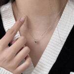 Oval Egg Necklace For Women Niche Collarbone Chain - View 1