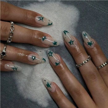 green star nail