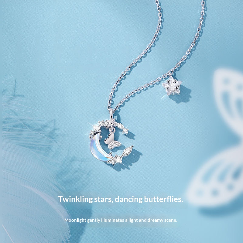 a48a23d4-fe69-4eae-9c03-03d33d1b3290_trans Sweet And Elegant Butterfly Necklace For Women Perfect For Moonlit Nights - View 4