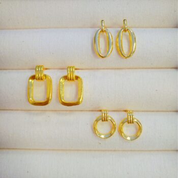 Stylish And Minimalist Alloy Stud Earrings For Women - View 2