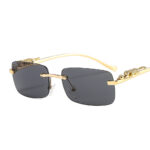 frameless square sunglasses - View 1