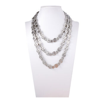 necklace Bold Fashionable And Versatile Alloy Layered Badge And Coin Necklace With A Multi-layered High-end Design