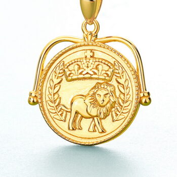 pendant New Lightweight Luxury Niche Fashion Antique Coin Pendant